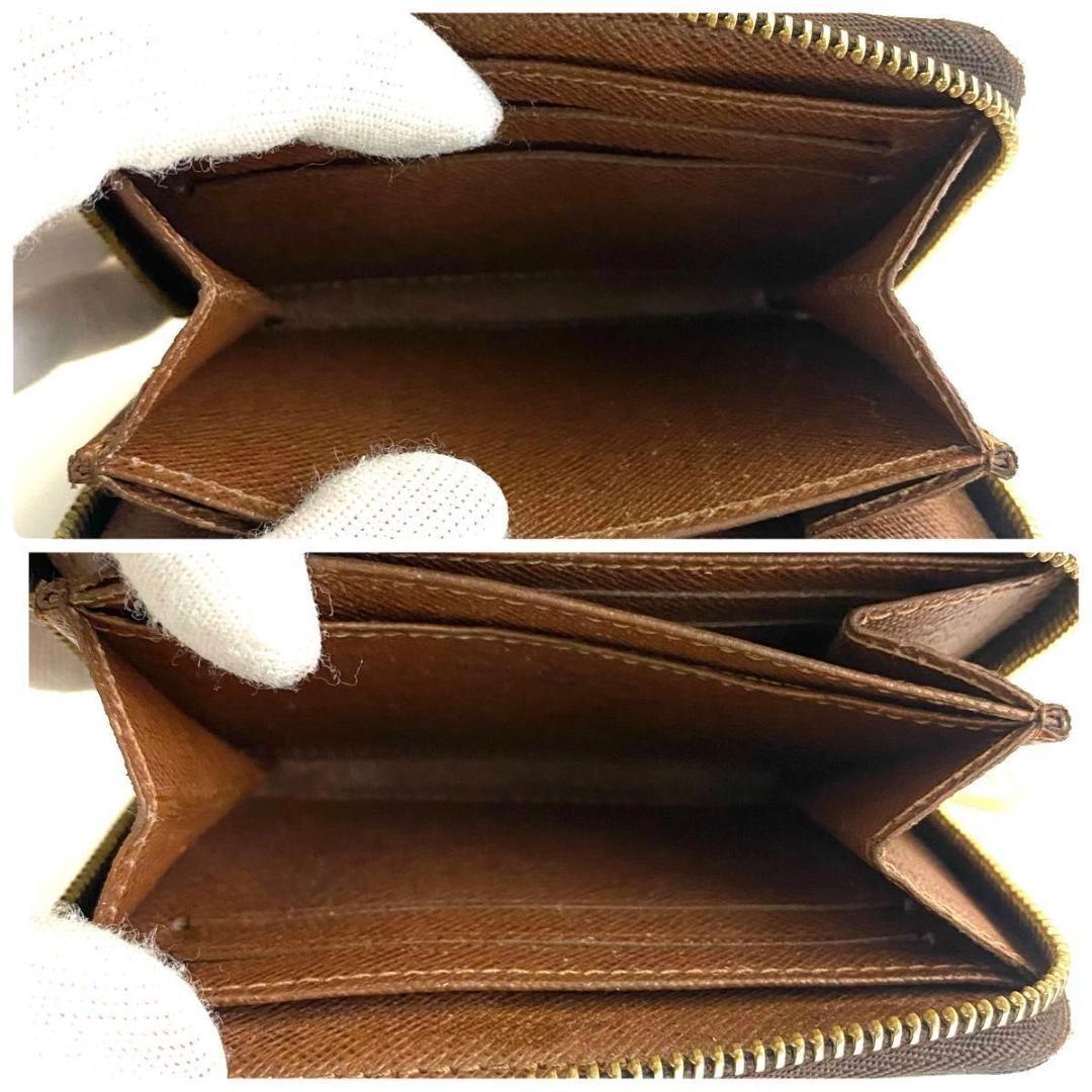 ルイ ヴィトン◎モノグラム パース ラウンドファスナー 小銭入れ ブラウン