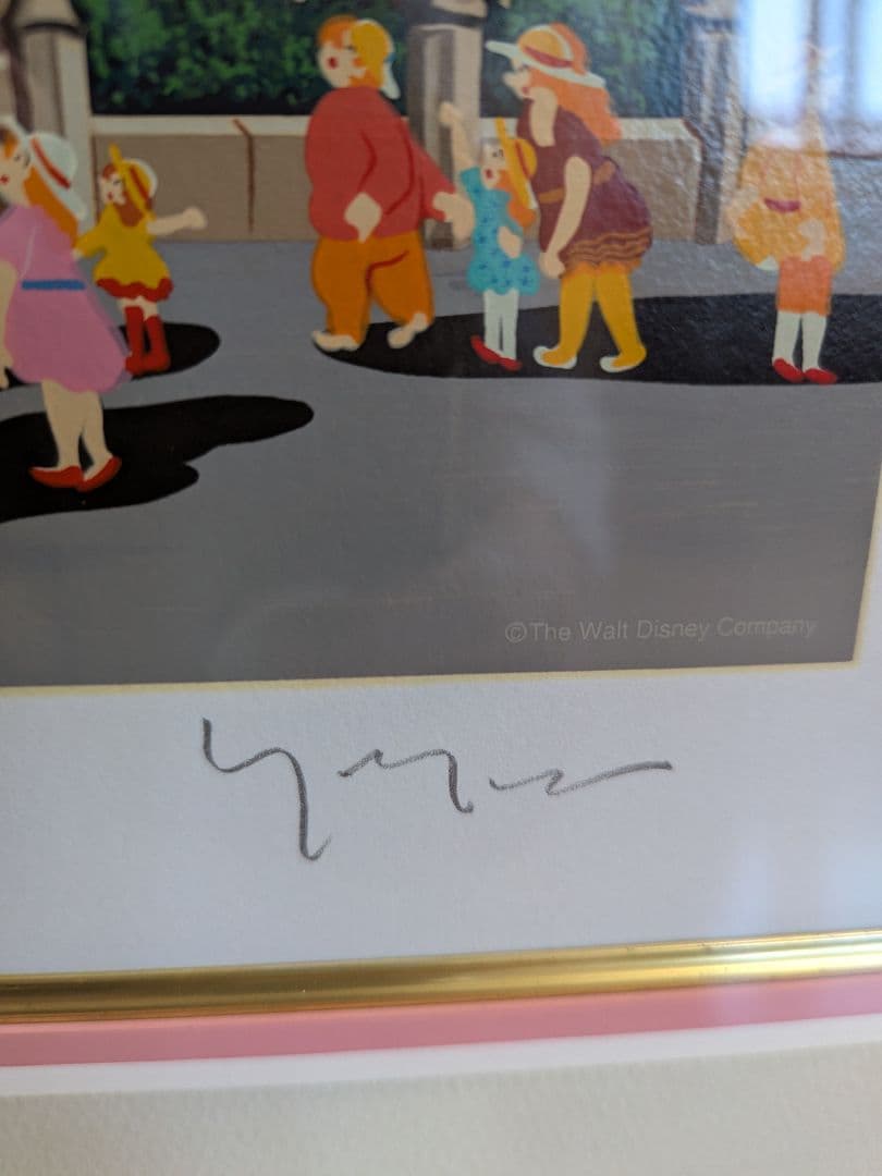 ヒロヤマガタ　ディズニーミッキー　シルクスクリーン　ミッキークラウド　鑑定書付き