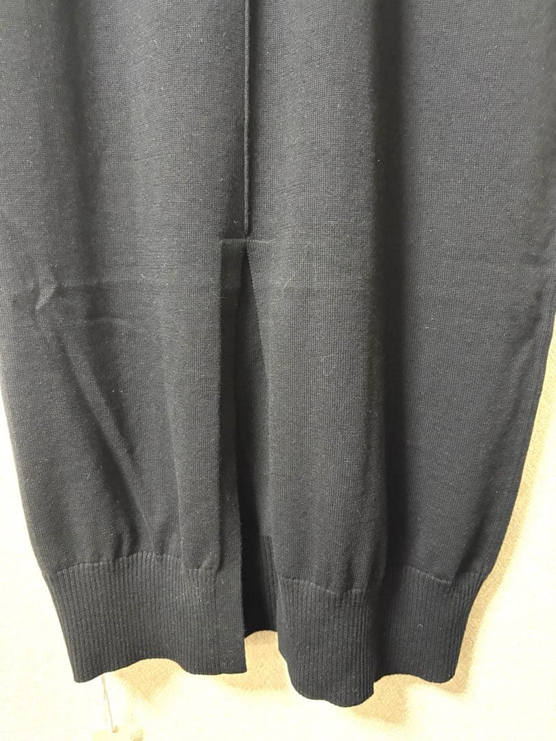 GALLARDAGALANTE タグ付きハイネックロングニットワンピース 黒