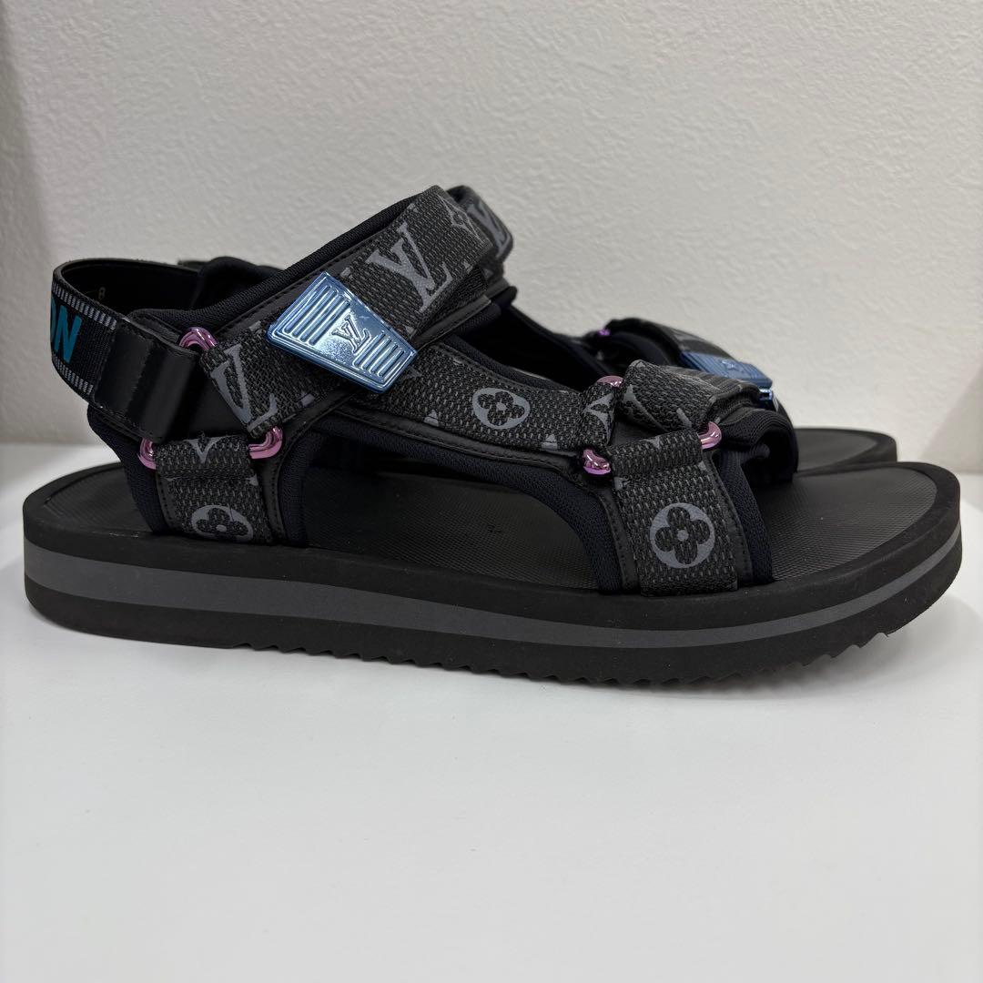 ルイヴィトン　パナマライン　サンダル　モノグラム　メンズ