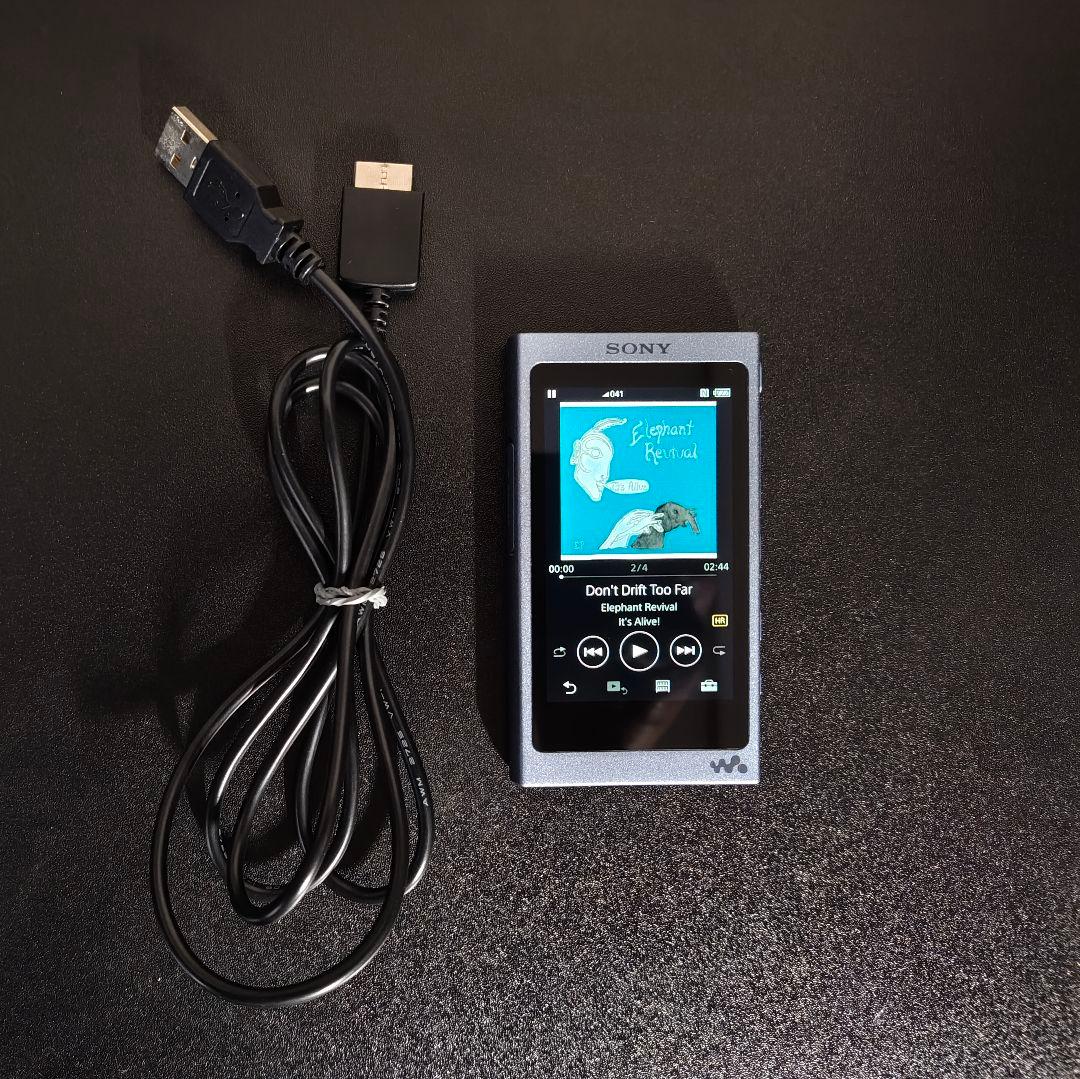 【美品】ウォークマン NW-A45 ムーンリットブルー +256GB SDカード