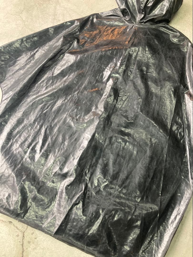 50s レインポンチョ コの字TALON PVC ミリタリー vintage