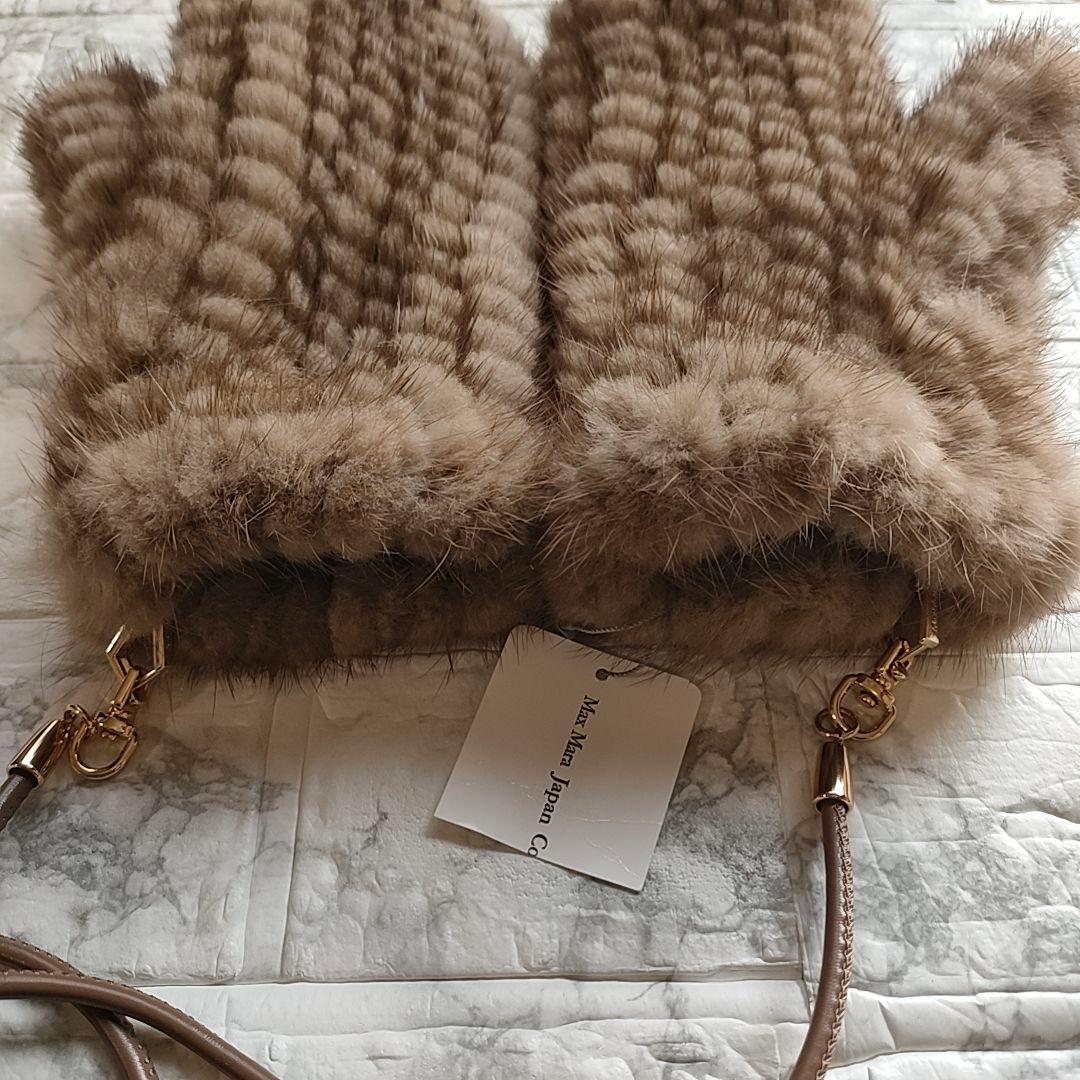 【新品・タグ付】MAX MARA ミンク ミトン MINKMITT 手袋 ファー