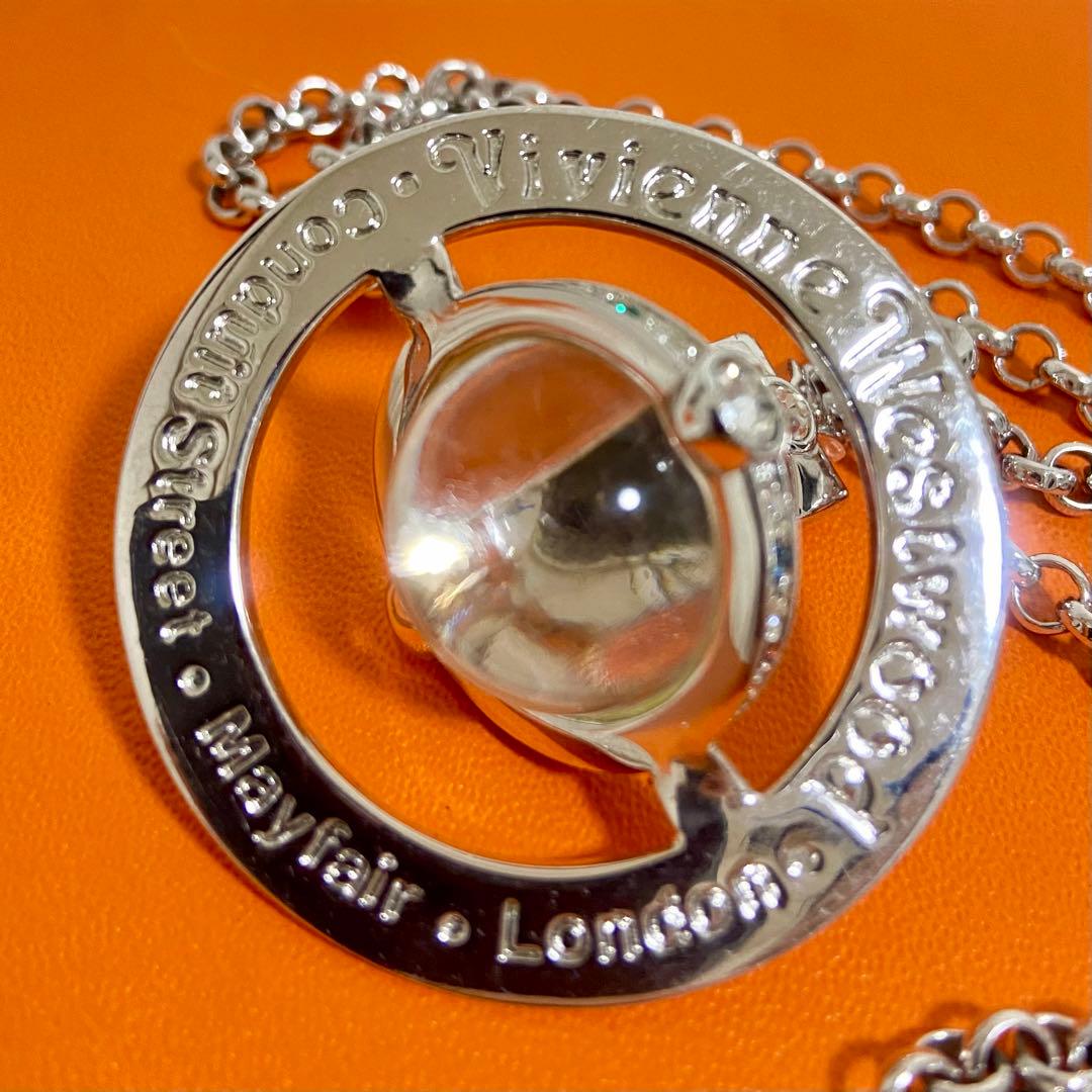 ヴィヴィアンウエストウッド オーブ ネックレス クリア