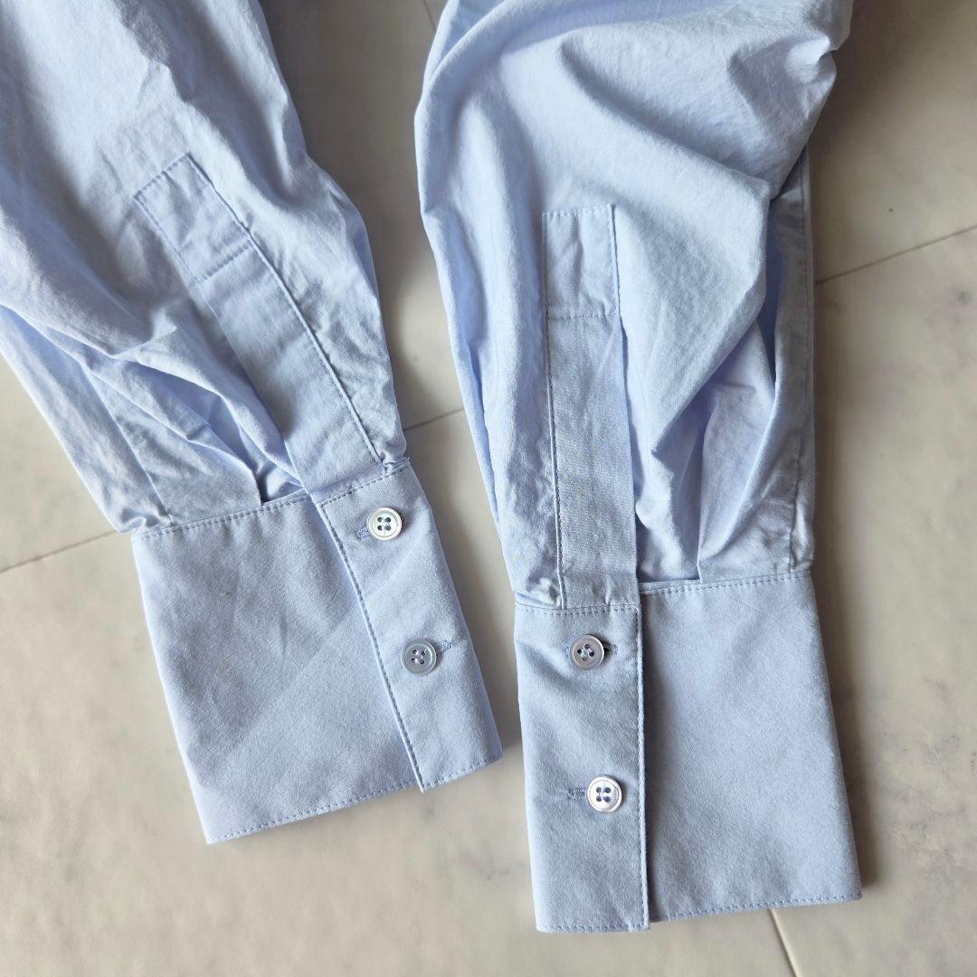 美品✨プルミエアロンディスモン　タイプライタースキッパーワンピース　ブルー