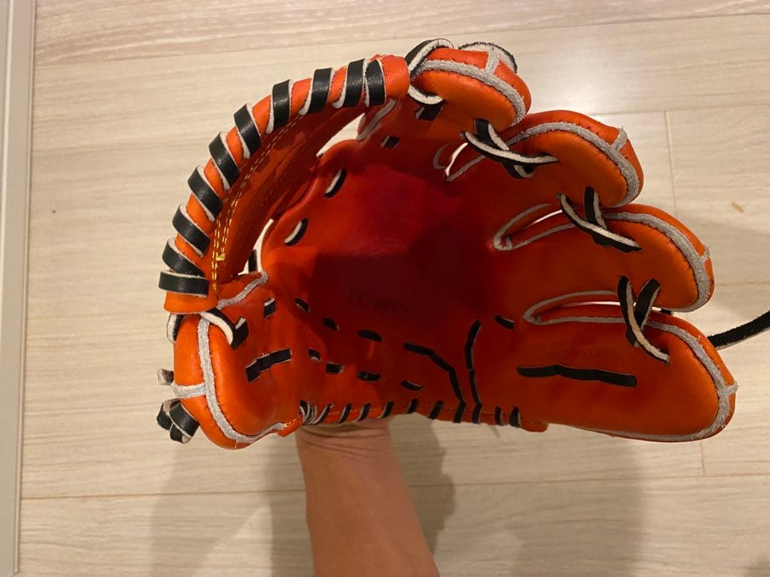 玉澤（タマザワ）　ヒーローズ　軟式　内野手用　 Dオレンジ 　TG-OR815