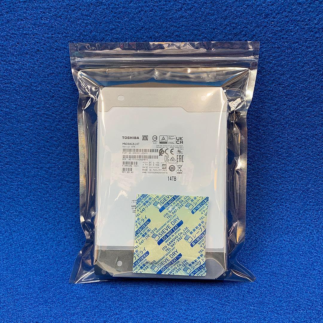 内蔵型ハードディスクドライブ TOSHIBA MN08ACA14T 14TB