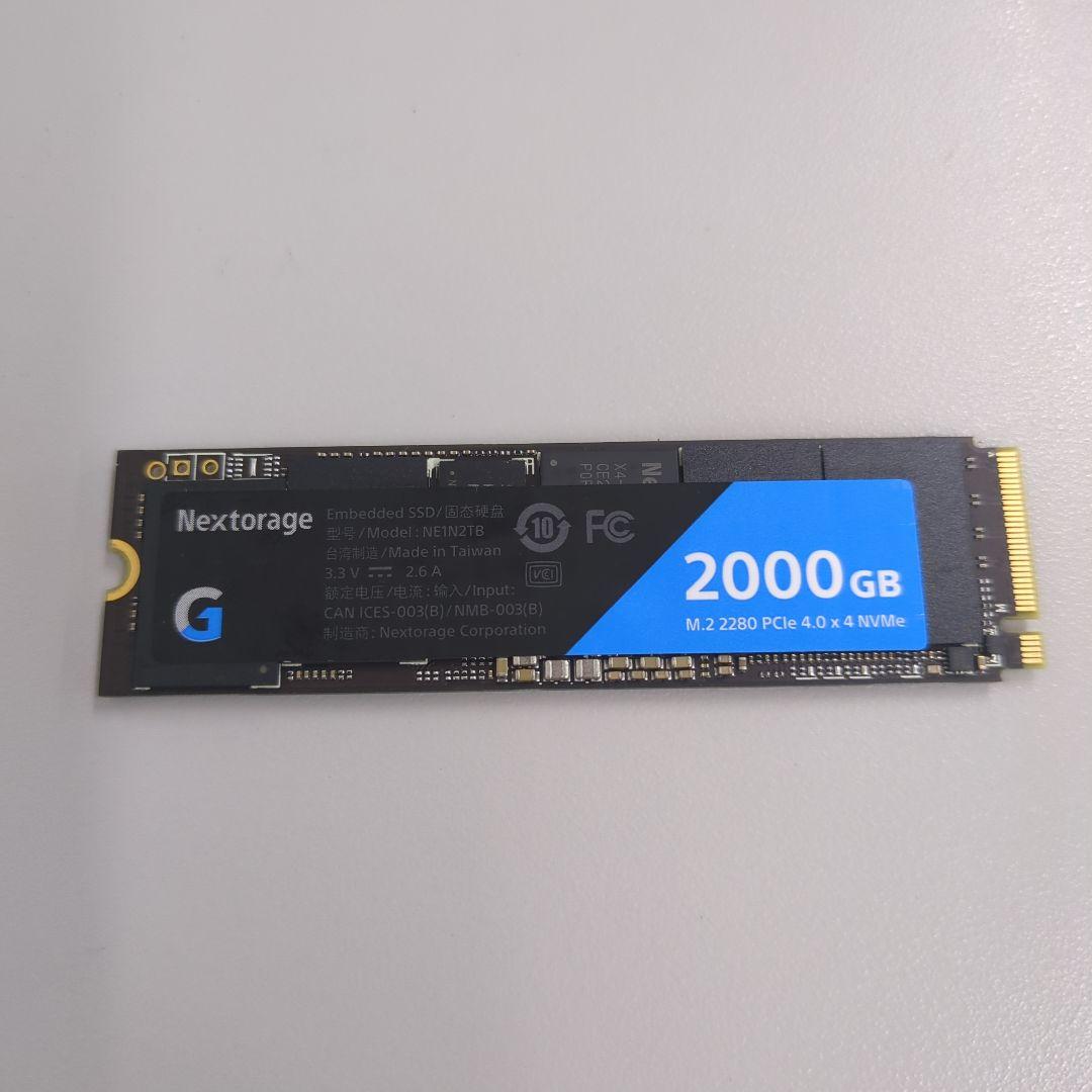 内蔵型SSD Nextorage 2000GB M.2 2280 NVMe SSD