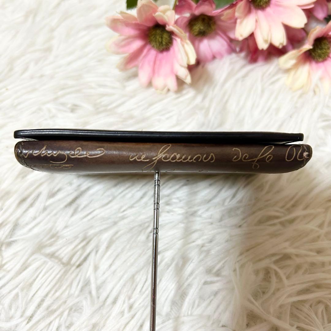 【美品】ベルルッティ カリグラフィ ベネチアンレザー カードケース 名刺入れ