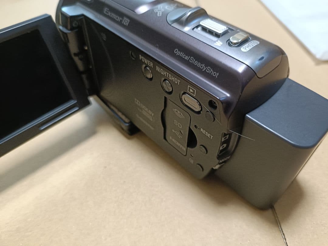 SONY HDR-CX405 ビデオカメラ本体 GP-VPT1三脚機能付グリップ