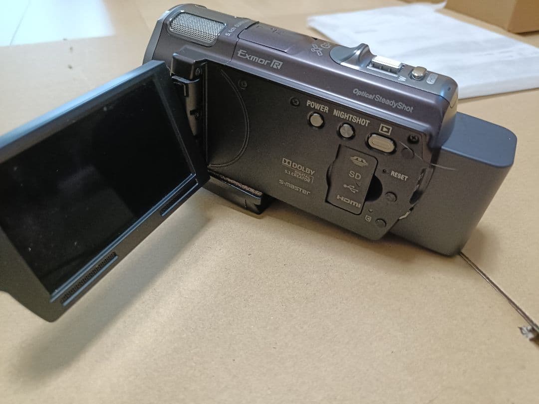 SONY HDR-CX405 ビデオカメラ本体 GP-VPT1三脚機能付グリップ