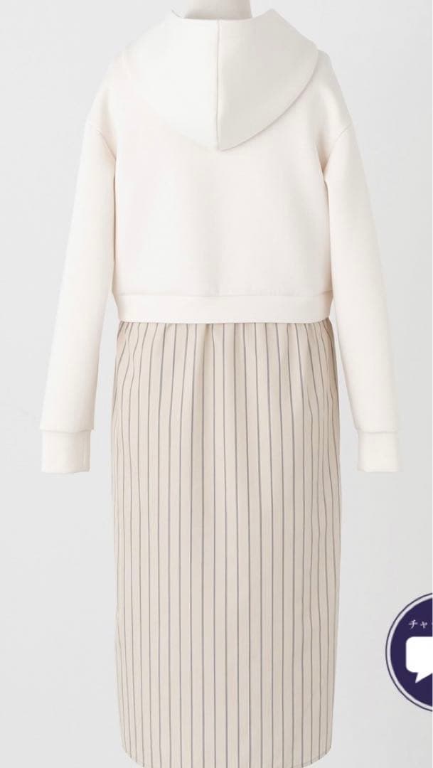 キモノバイナデシコ フーディワンピース ホワイト White