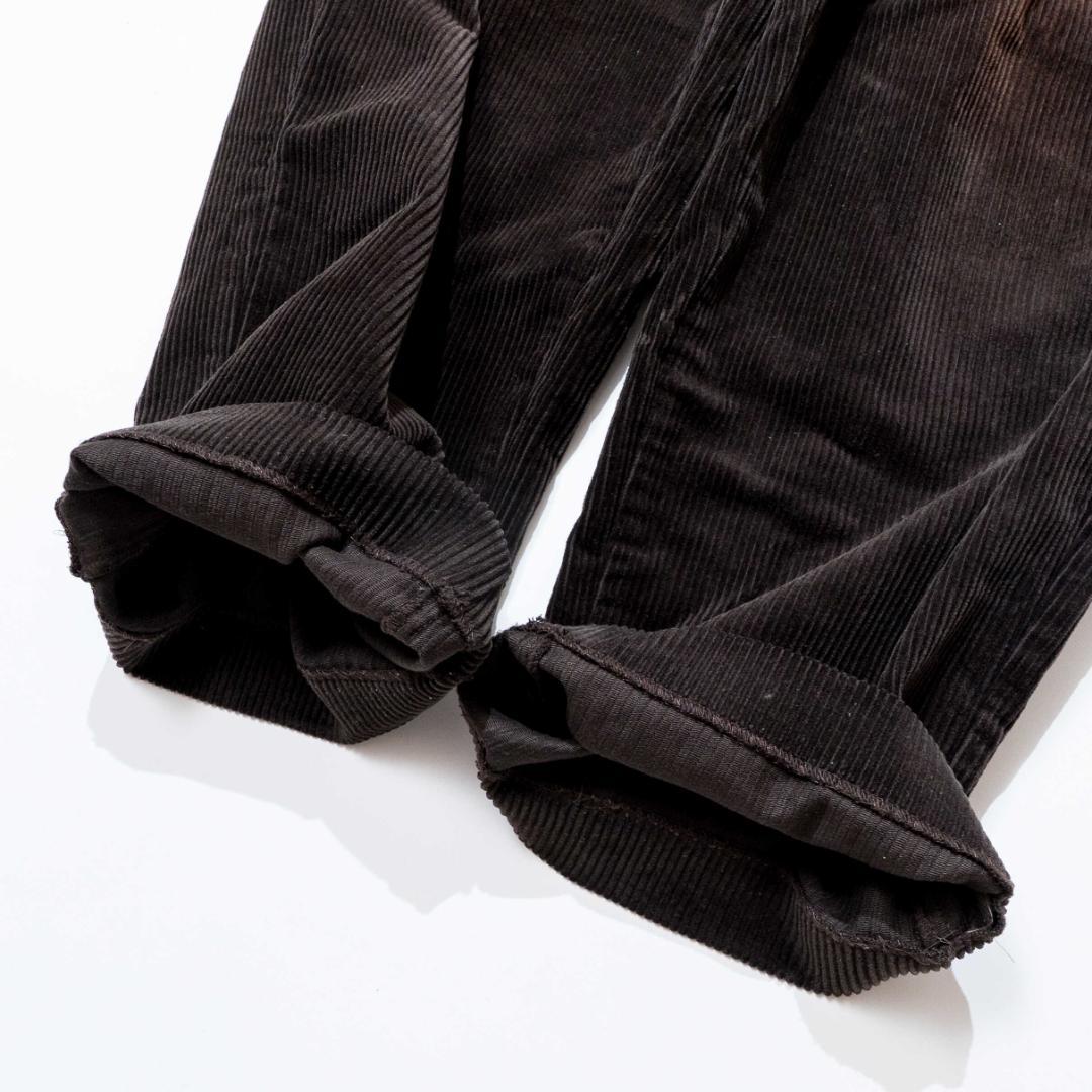 ラフ NAUTICA ダークブラウン コーデュロイスラックス