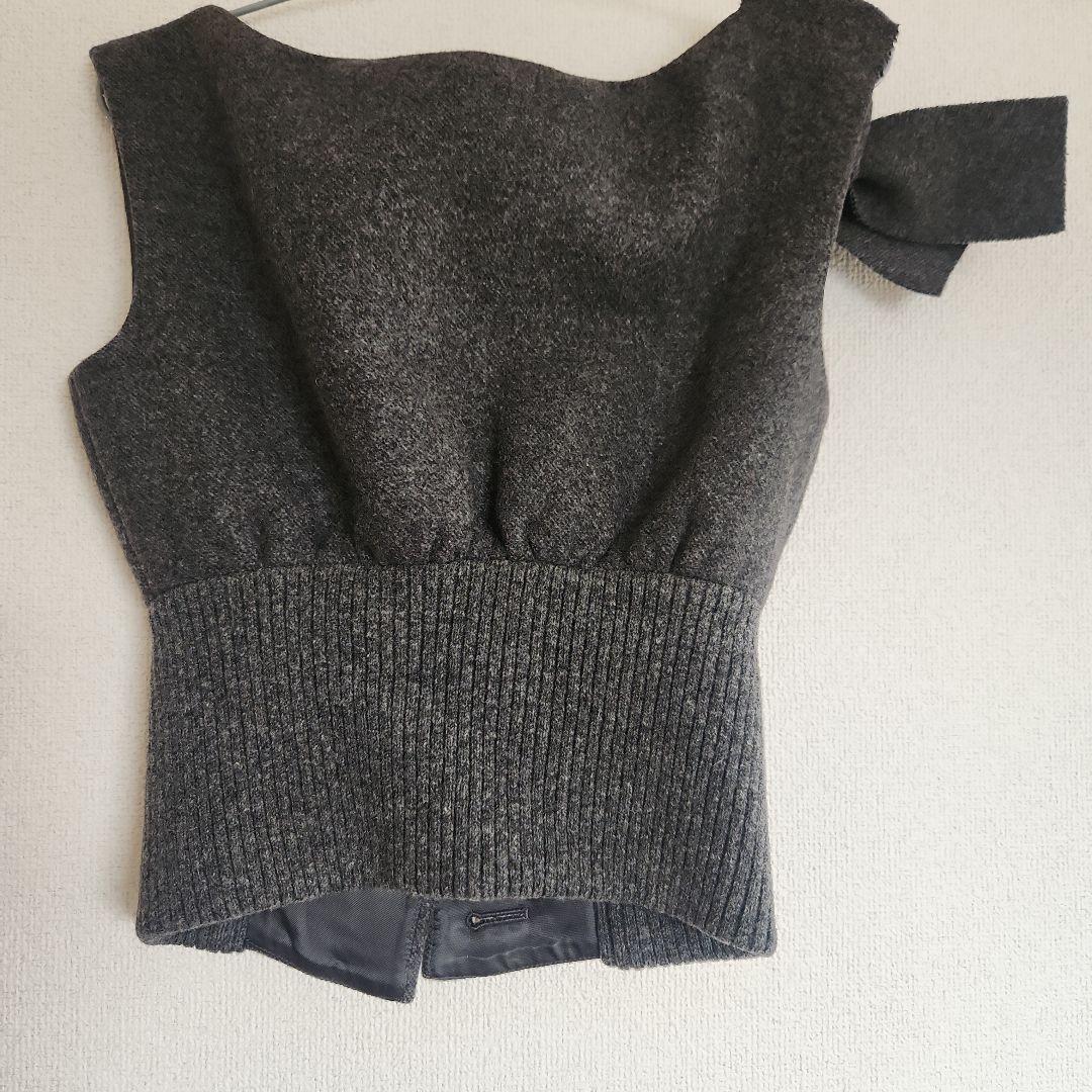 Gucci グッチ ウールショートベスト 38【訳あり】