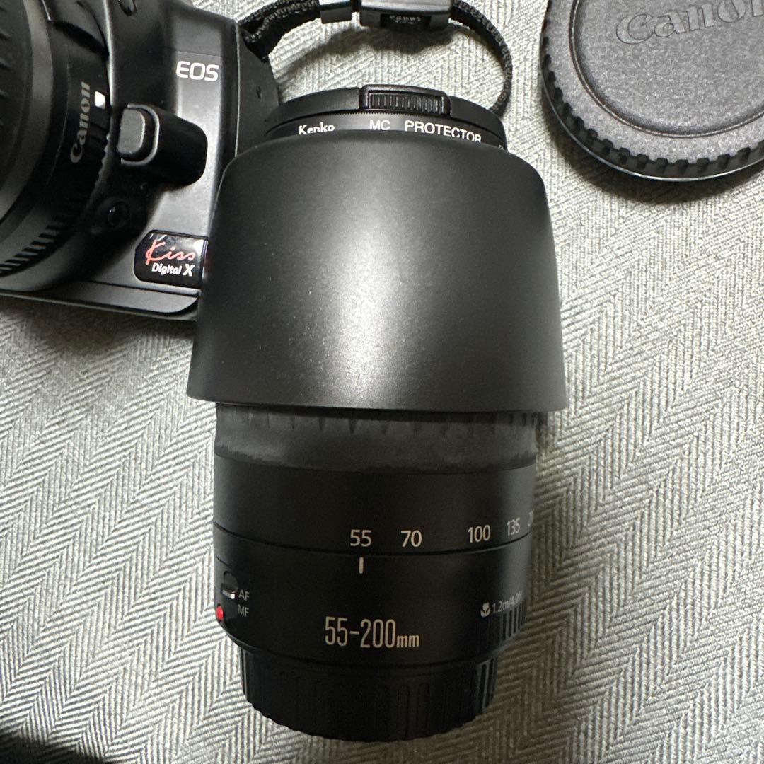 Canon EOS Digital X + 55-200mmレンズ