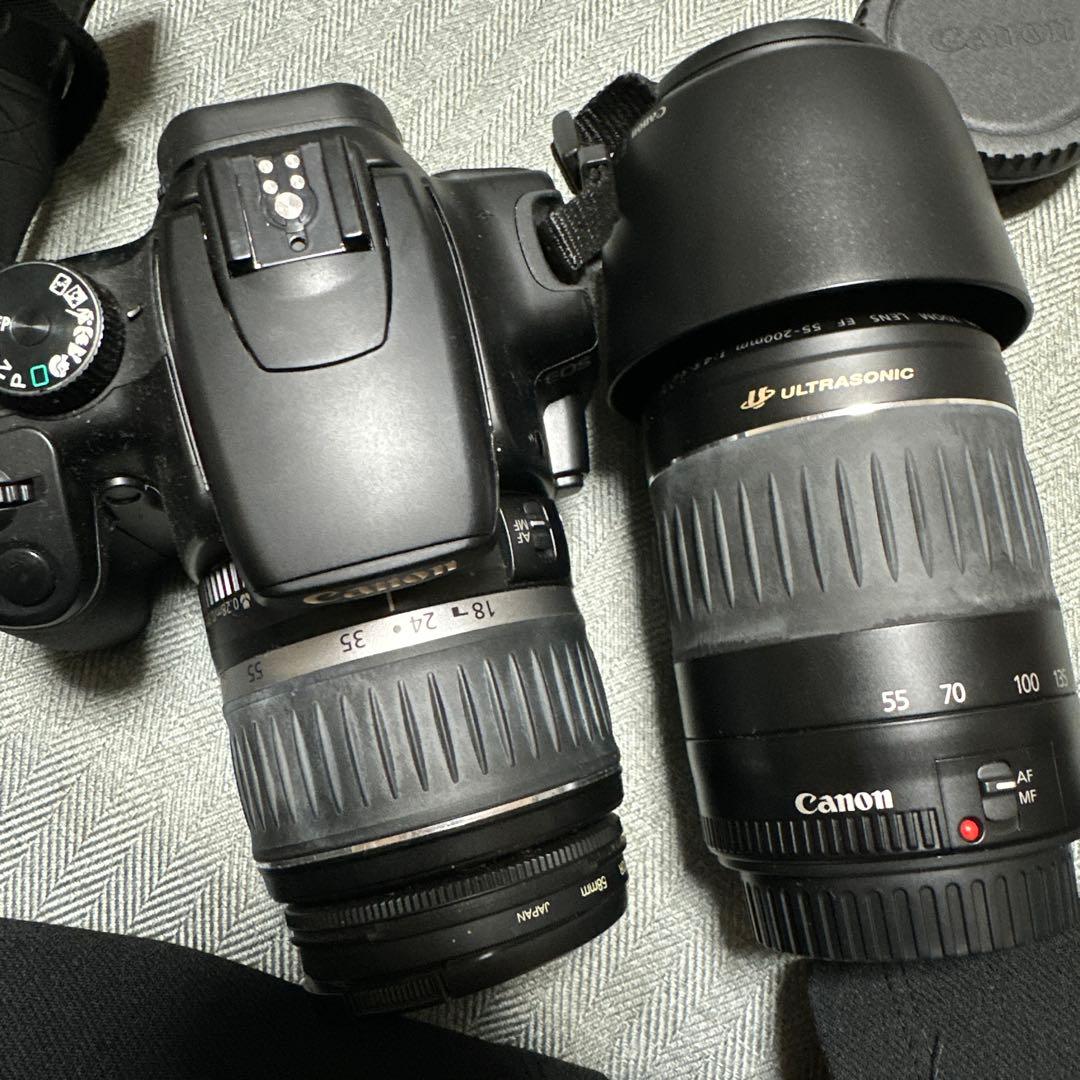 Canon EOS Digital X + 55-200mmレンズ