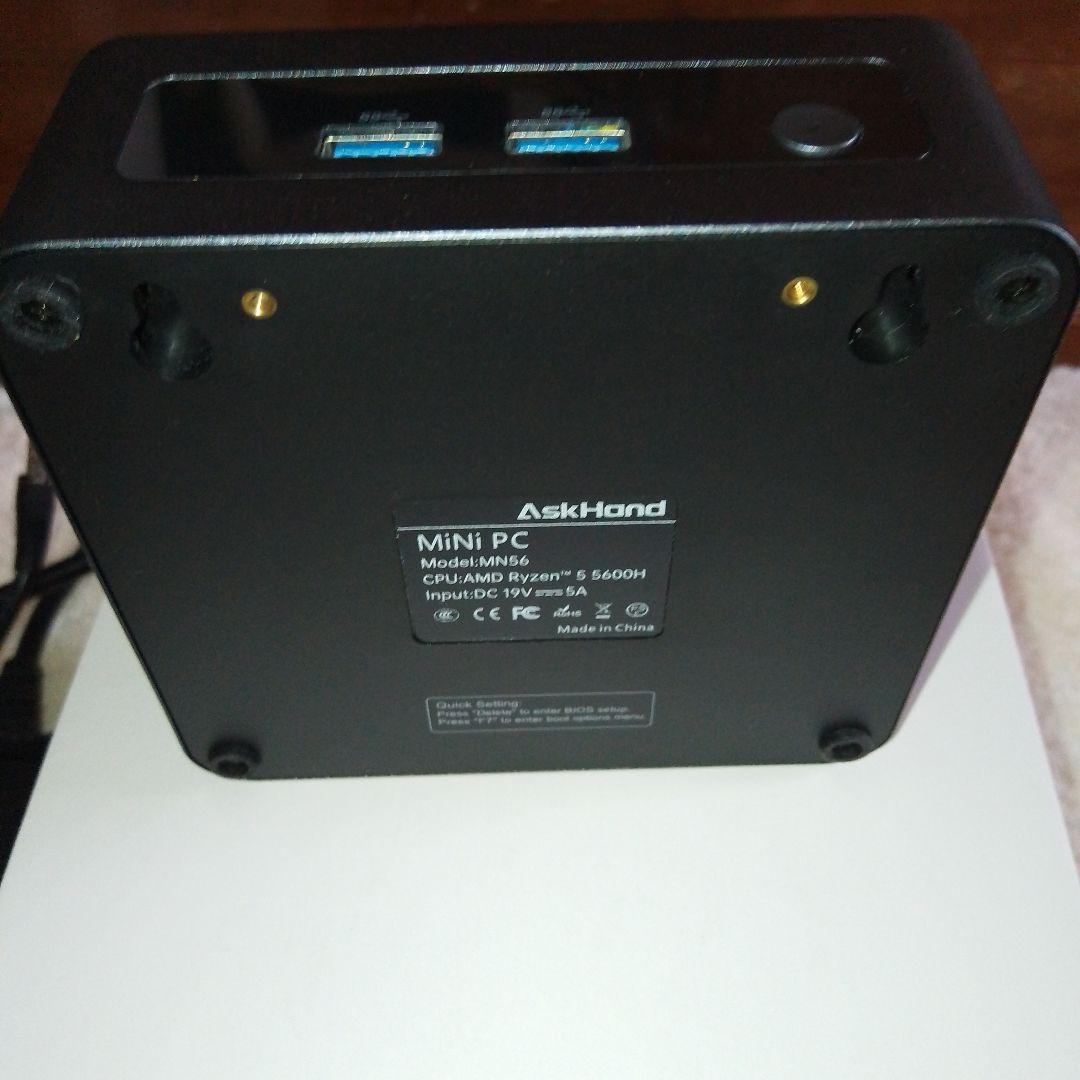 AskHand ミニPC AMD Ryzen 5 5600H 6コア12スレッド