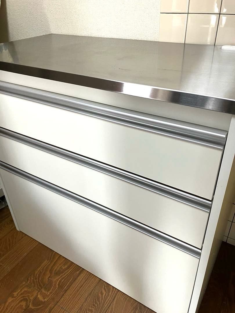 キッチンカウンター幅90cm【ステンレス天板】