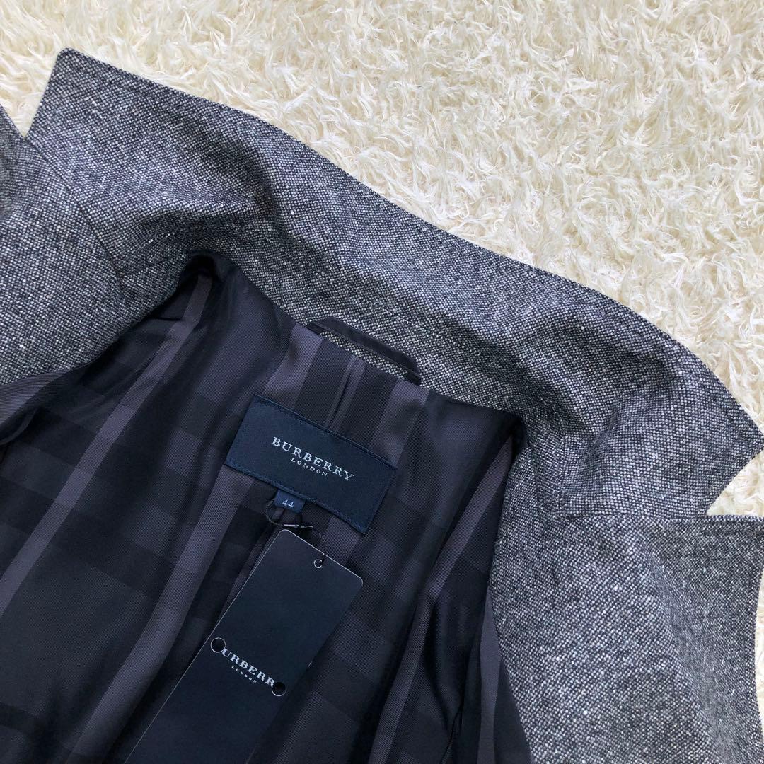 新品/タグ付⭐バーバリーロンドン テーラードジャケット ペプラム ツイード 44