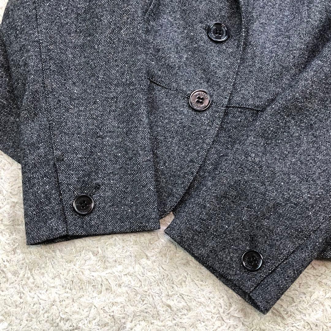 新品/タグ付⭐バーバリーロンドン テーラードジャケット ペプラム ツイード 44