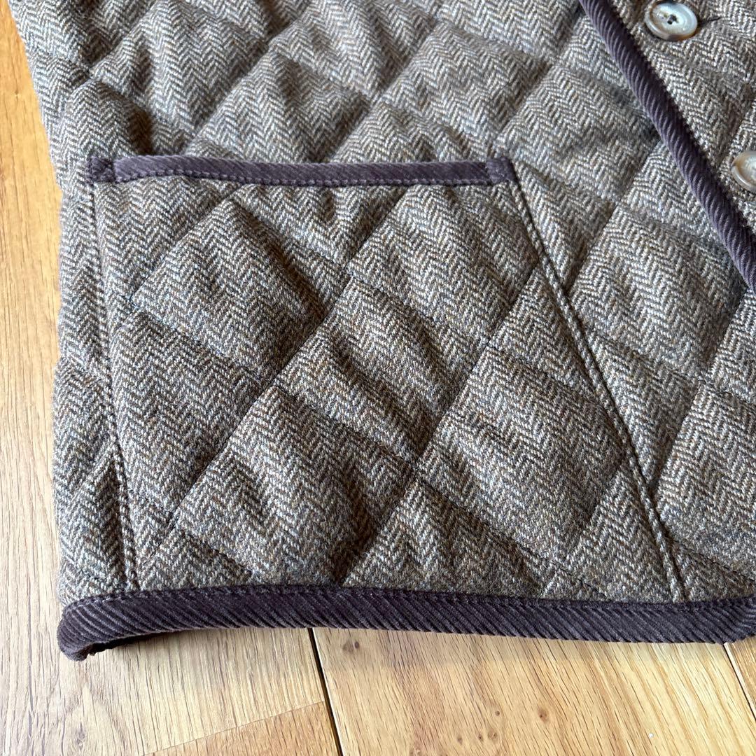 【希少】 ラベンハム　キルティングベスト（ウール）　定価35,000円程度