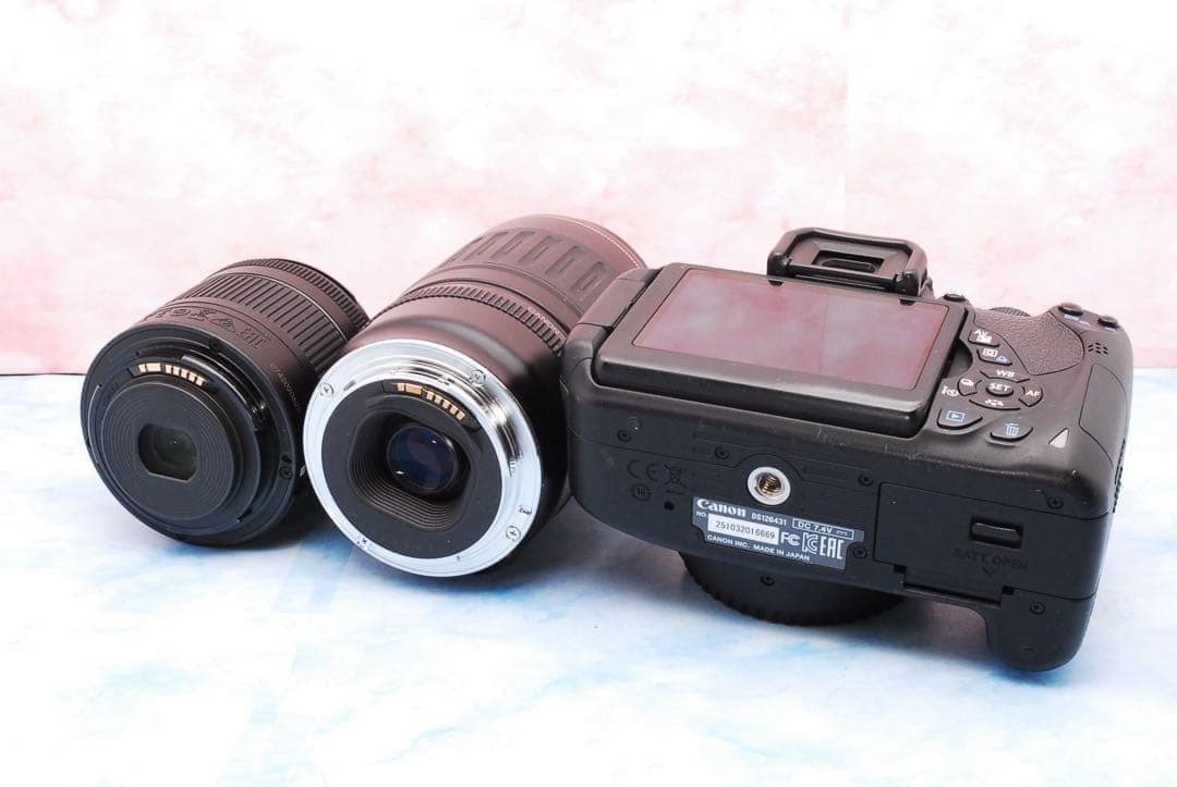 ★キャノン Kiss X7i★超望遠＆高性能★一眼レフカメラ★バッグ付♪