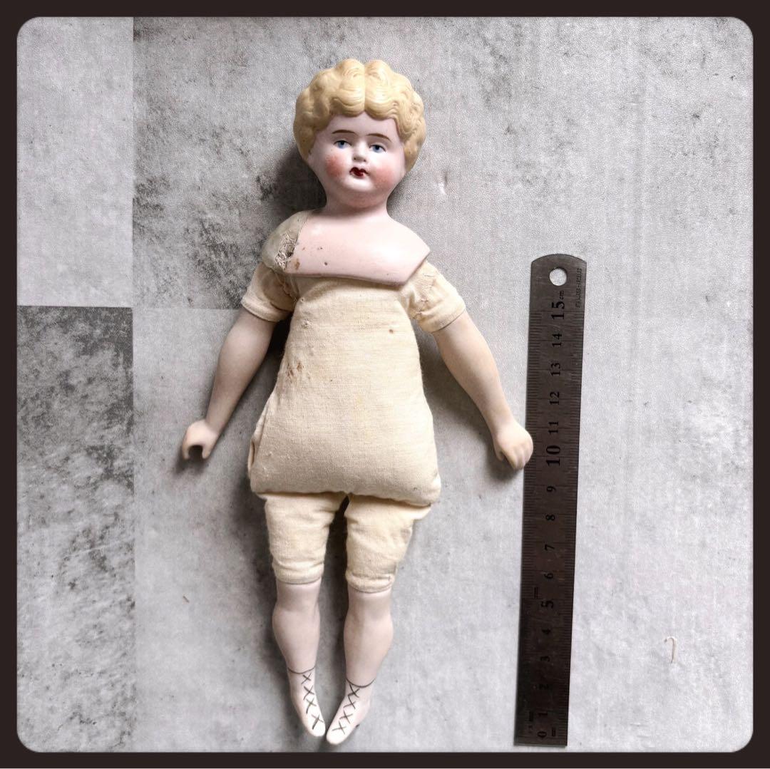 アンティーク ブロンドパリアンドール　　　　　　　　　　　 ビスクドール