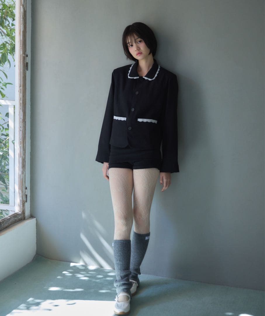 smyeon Compact lace jaketレース付きコンパクトジャケット