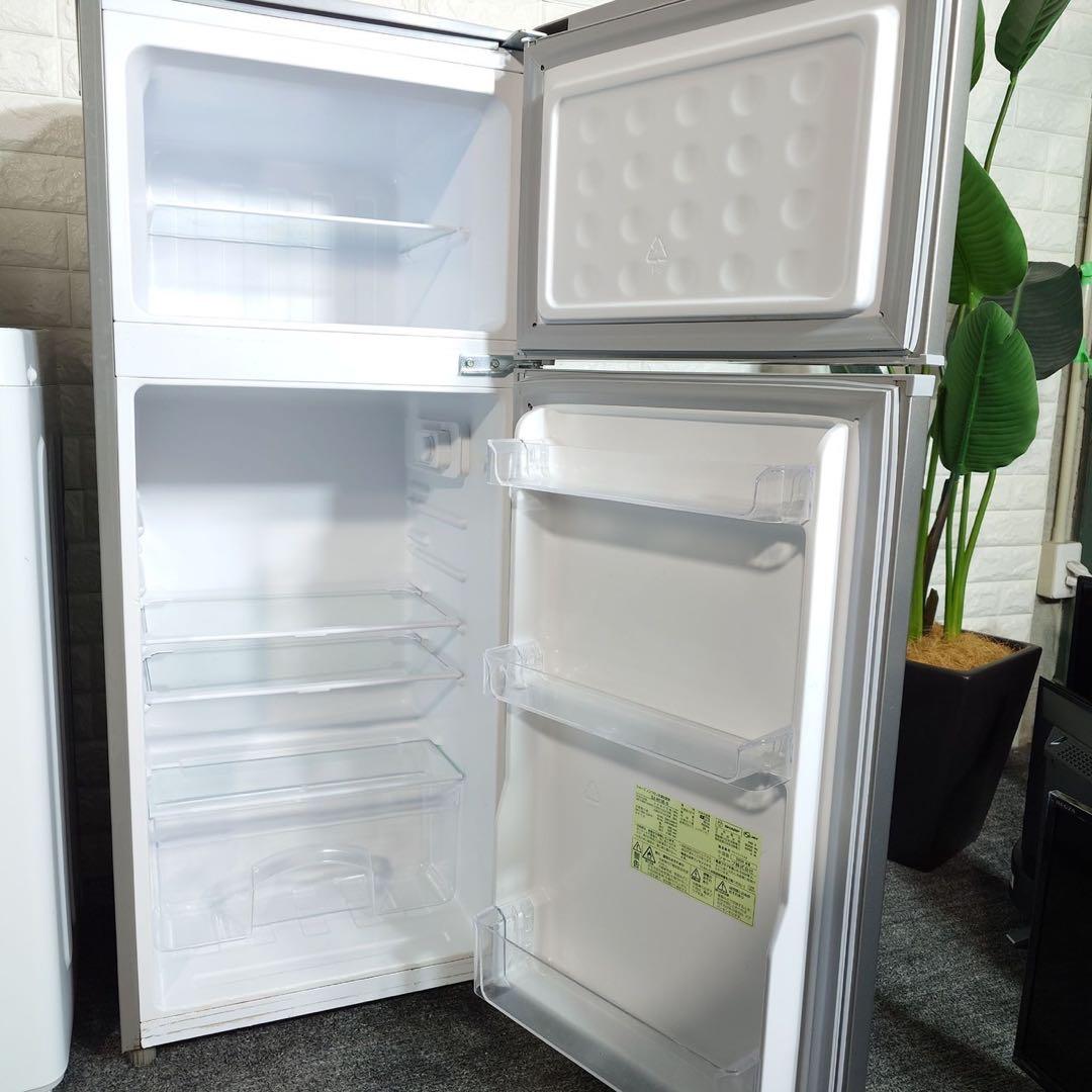 生活家電 2点セット 冷蔵庫 128L 洗濯機 5.5kg 1人暮し C147