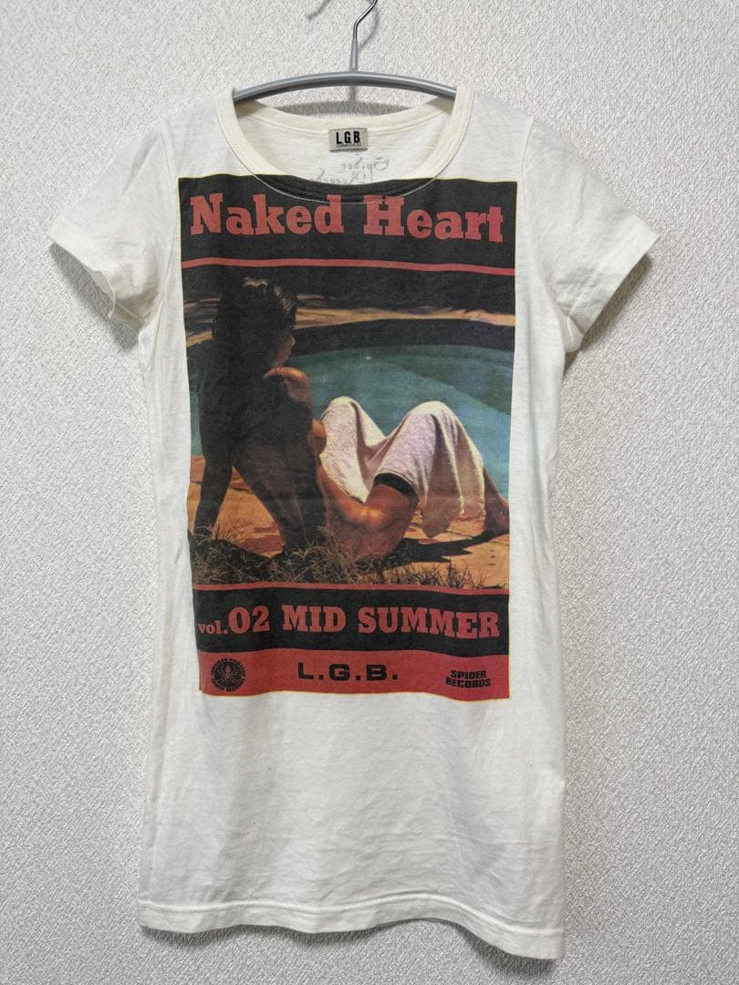 初期LGB ルグランブルー 未使用NAKED HEARTプリントTシャツS