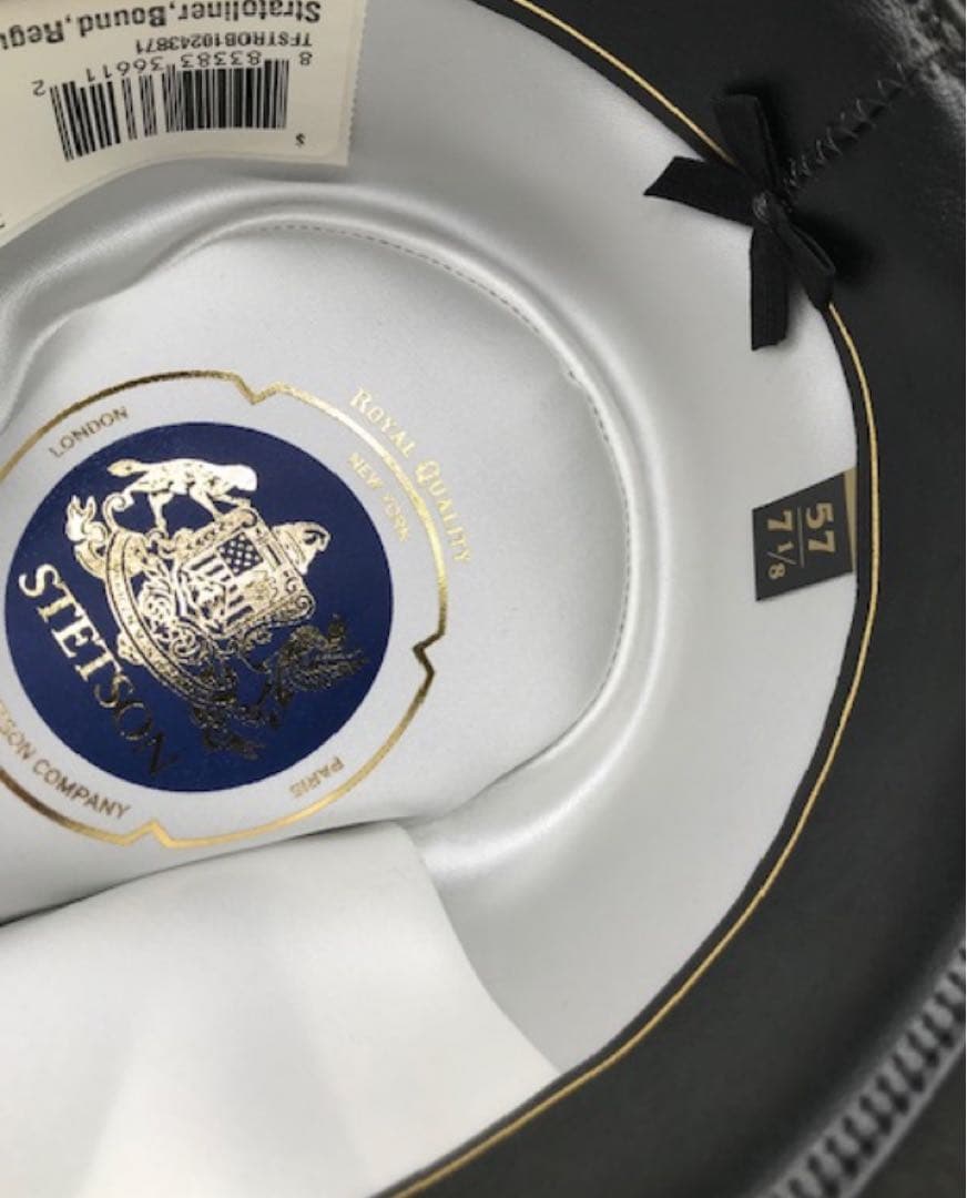 新品未使用　ステットソン　ストラトライナー　グレー　ハット