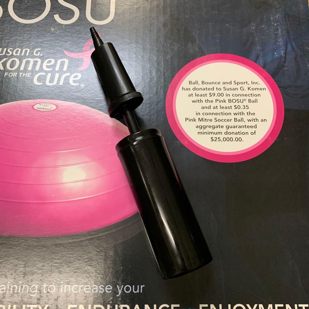 未使用 BOSU バランストレーナー ピンク バランスボール　ボス