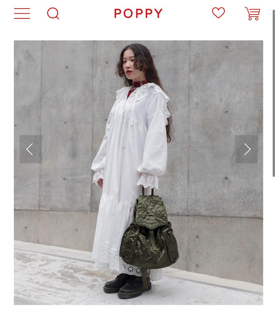 POPPY(ポピー) シースルーチェックタートルトップス