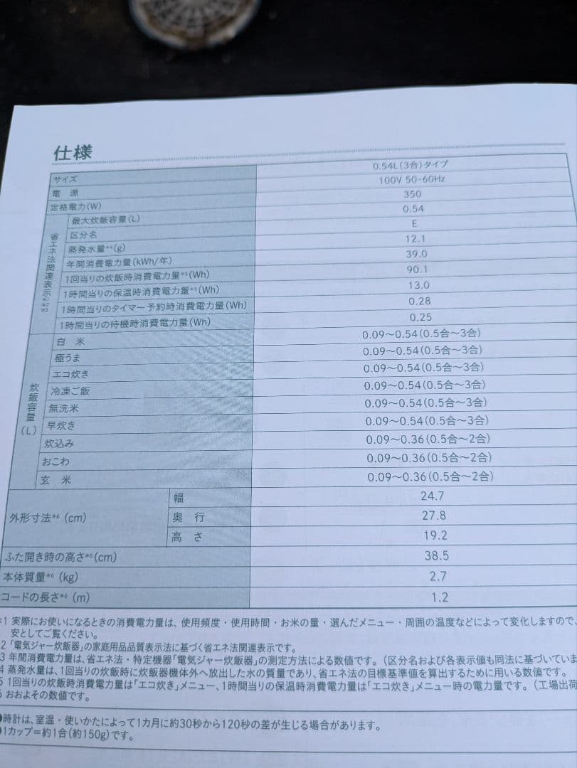 TIGER　タイガー　炊飯器　2025年製