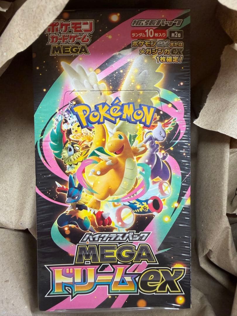 ポケモンカードゲーム MEGAドリームEX BOX シュリンク付き