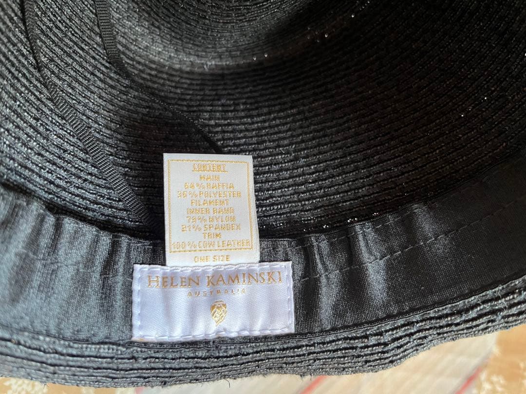 専用！ヘレンカミンスキー☆黒　ハット　帽子　中折帽