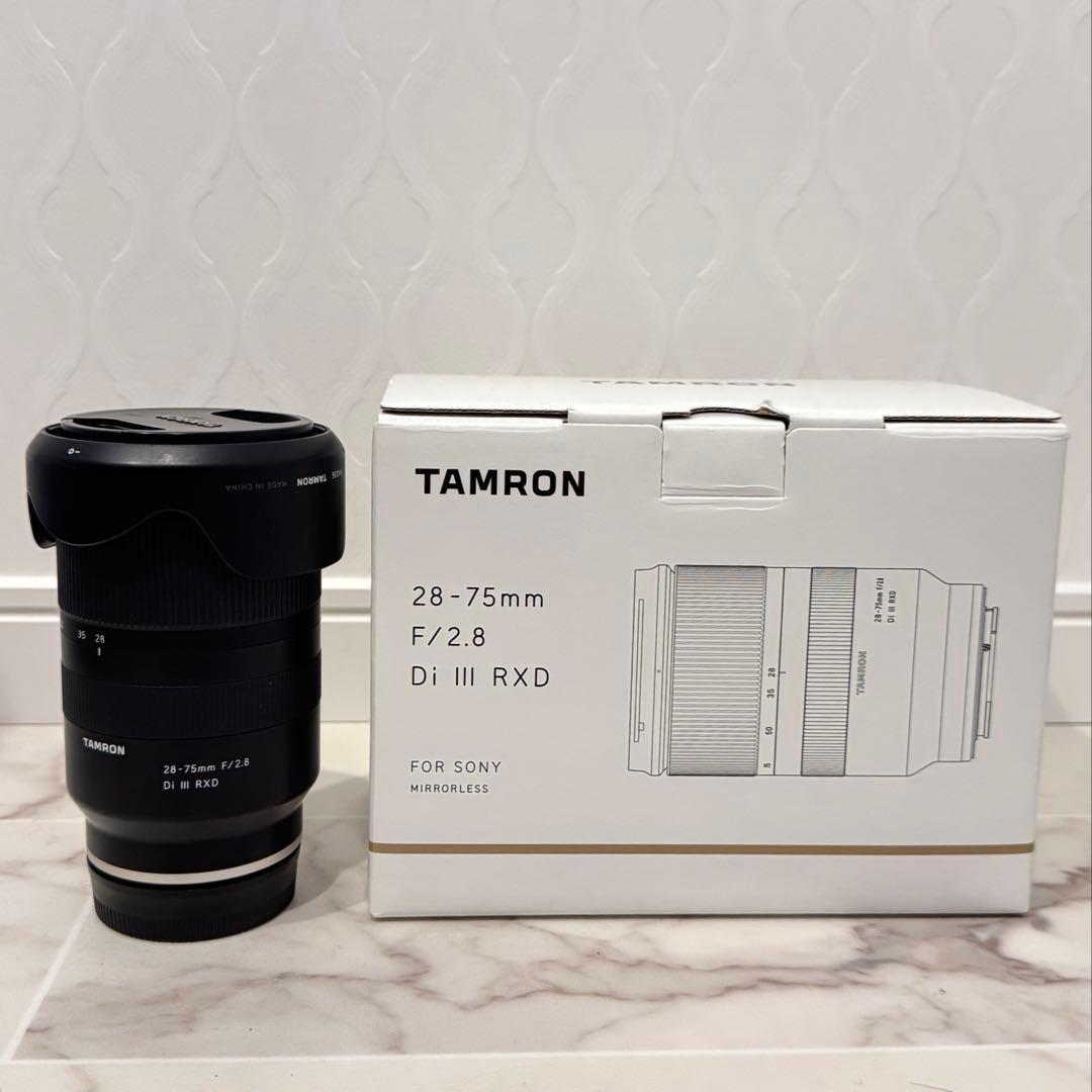 TAMRON 28-75mm F/2.8 Di III RXD フィルター付き