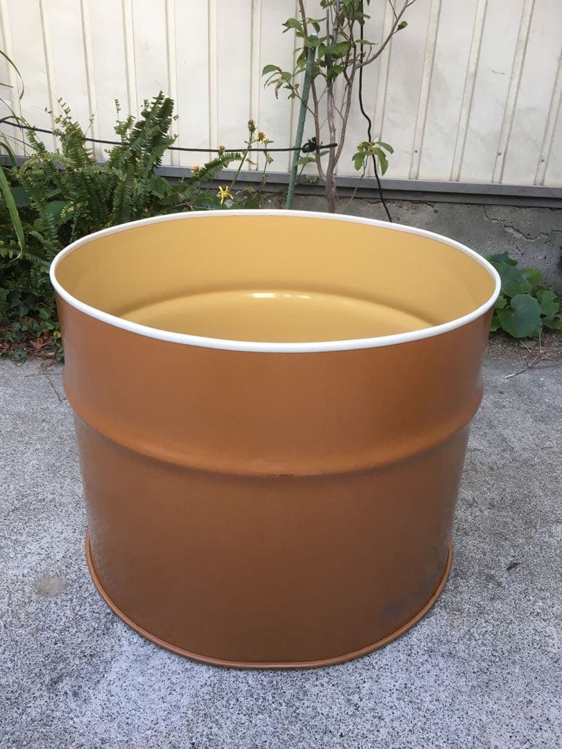 ☺︎にこちゃん☺︎ ドラム缶 半切り プランター