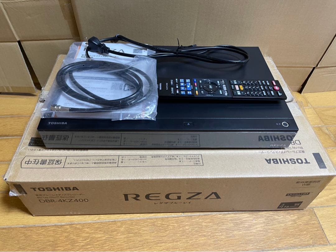 [美品・5年保証有り]REGZA DBR_4KZ400 4Kブルーレイレコーダー