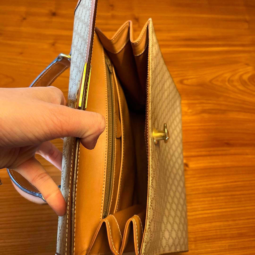 セリーヌ CELINE マカダム柄 ハンドバッグ