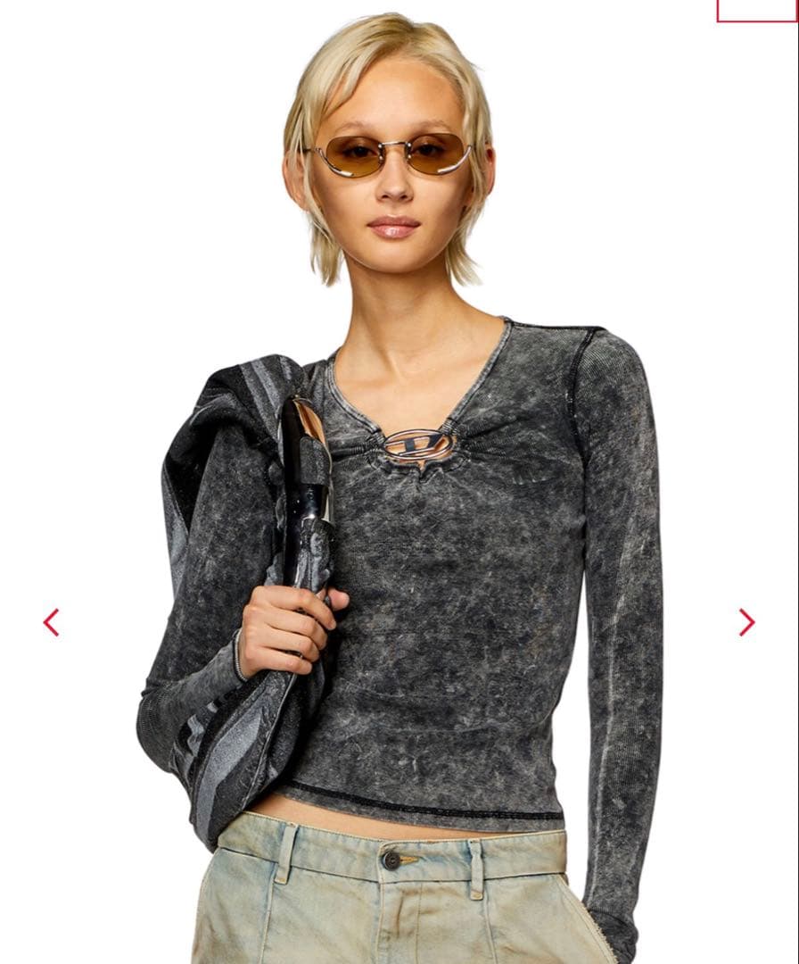 DIESEL ディーゼル レディース トップス M T-RESPEC-LS