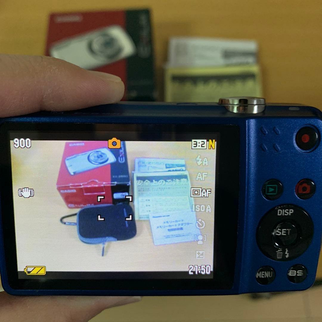 CASIO EX-Z550 デジタルカメラ 青