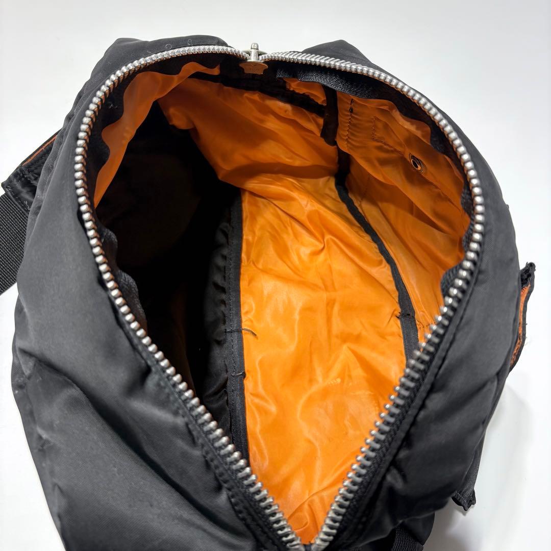 美品 PORTER ポーター タンカー ウエストバッグ ボディバッグ ブラック