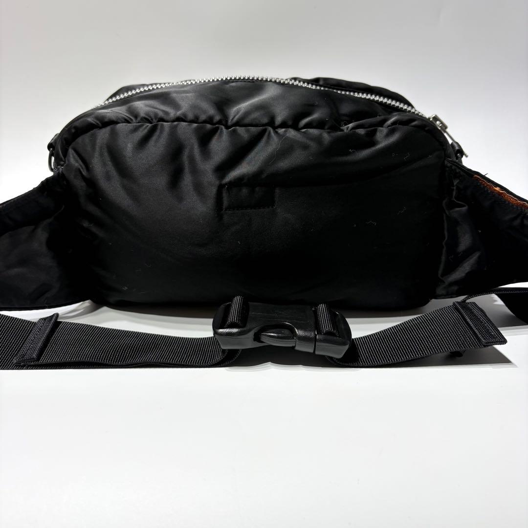 美品 PORTER ポーター タンカー ウエストバッグ ボディバッグ ブラック