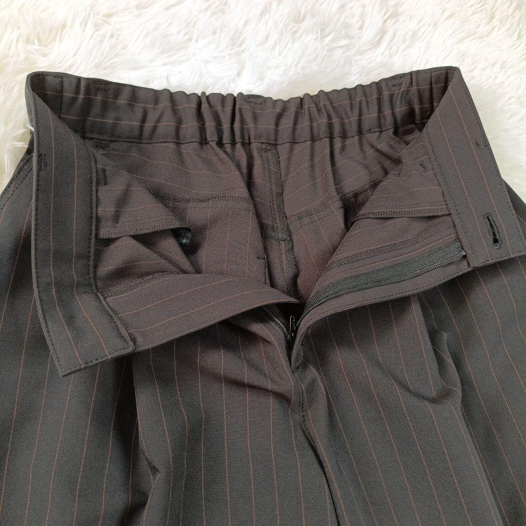 25AW極美品✨アドーア　ストライプツイルバレルパンツ　36　オンライン完売品