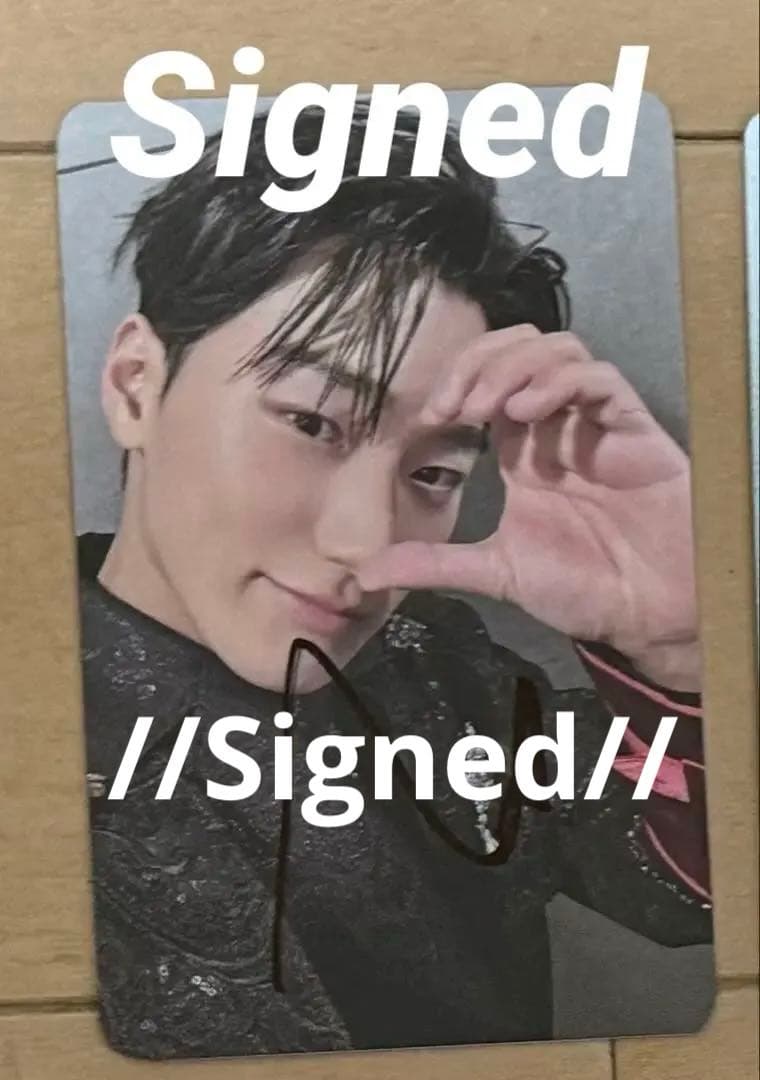ateez サン 直筆サイン トレカ