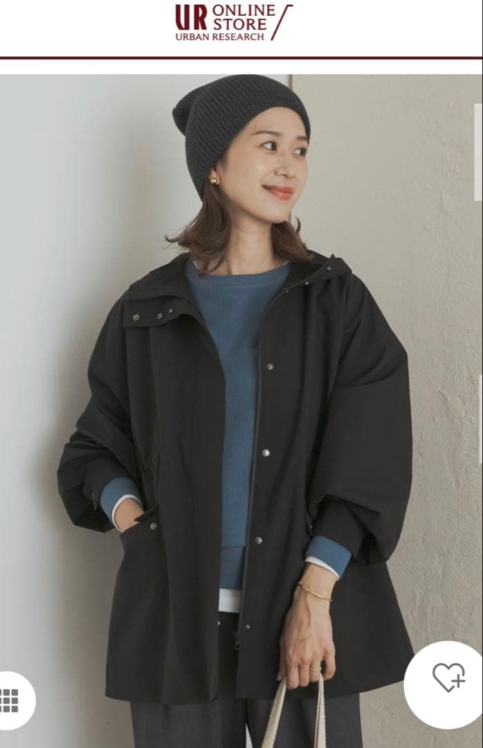 新品タグ付きURBAN RESEARCH DOORS 防風／撥水ドロストフーディ