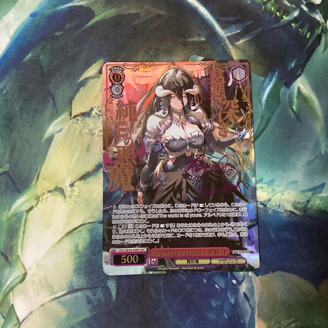 ヴァイス　The world is all yoursアルベド　SEC サイン