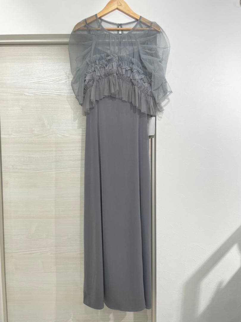 Dorry Doll フリルチュールドレス グレー