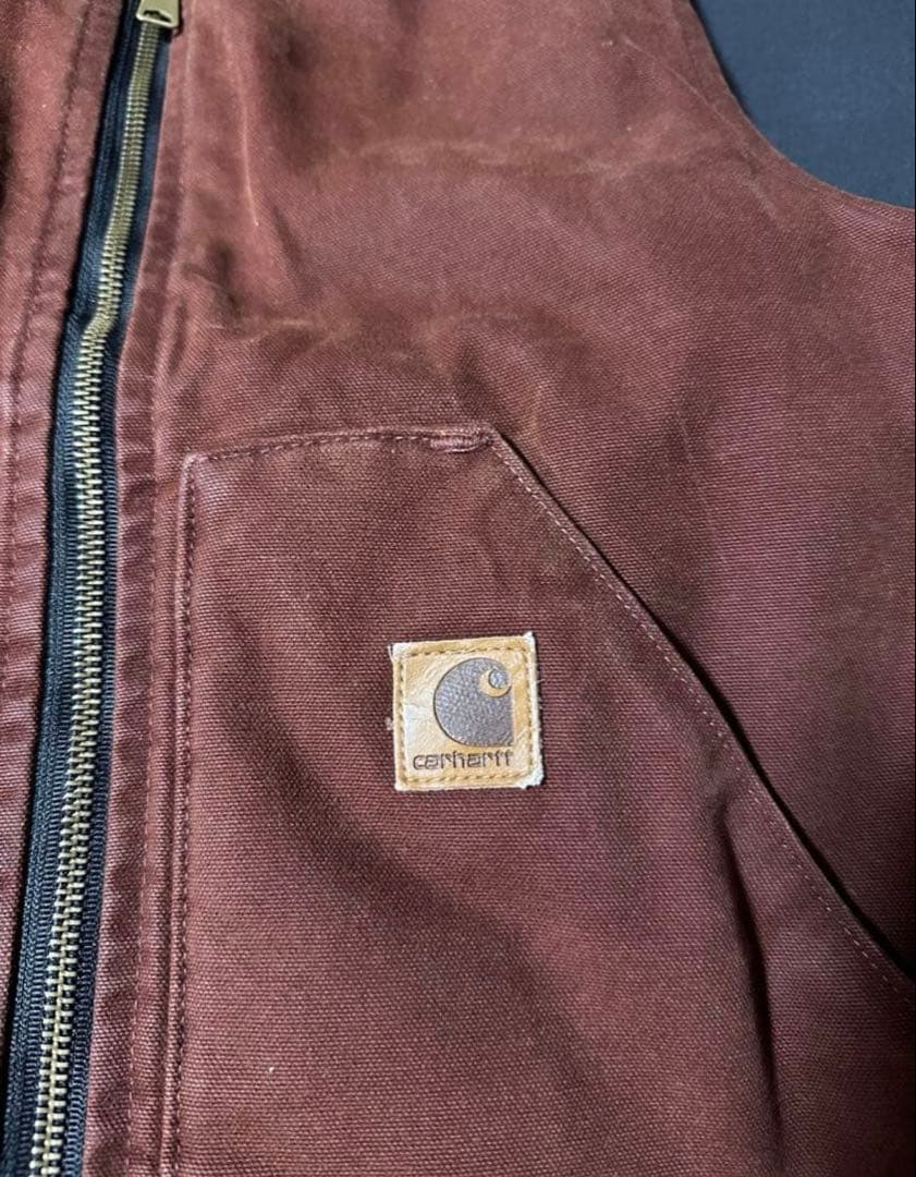 ‼️Vintage Carhartt ダックベスト V02 CLY サイズ:S